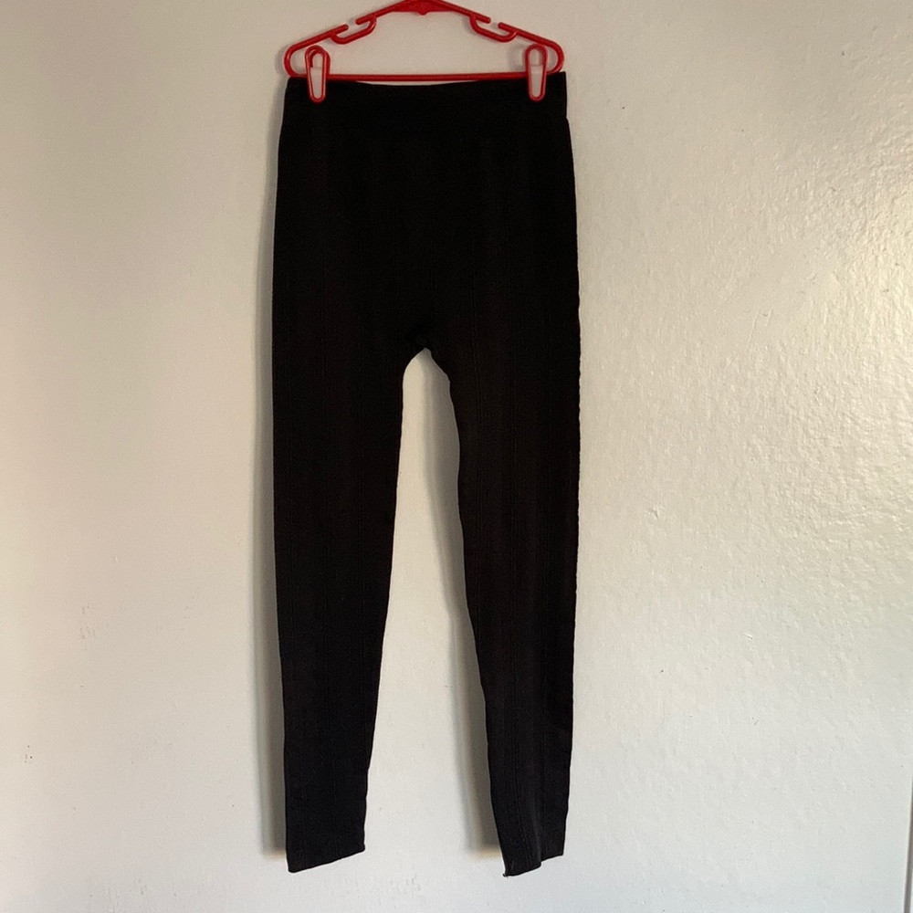 Time and Tru size‎ 12/14 black leggings see photos